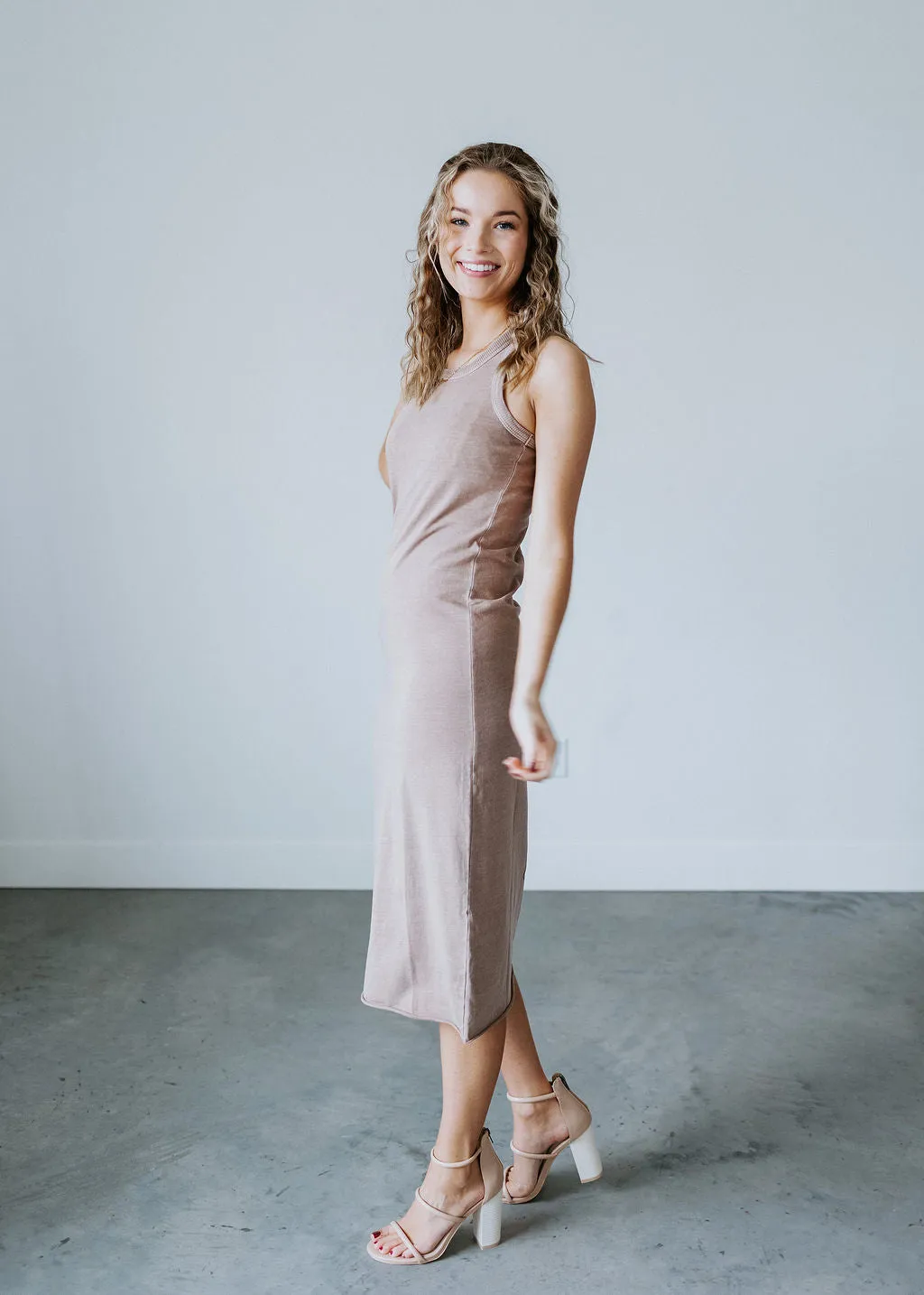 Athena Racerback Midi Dress