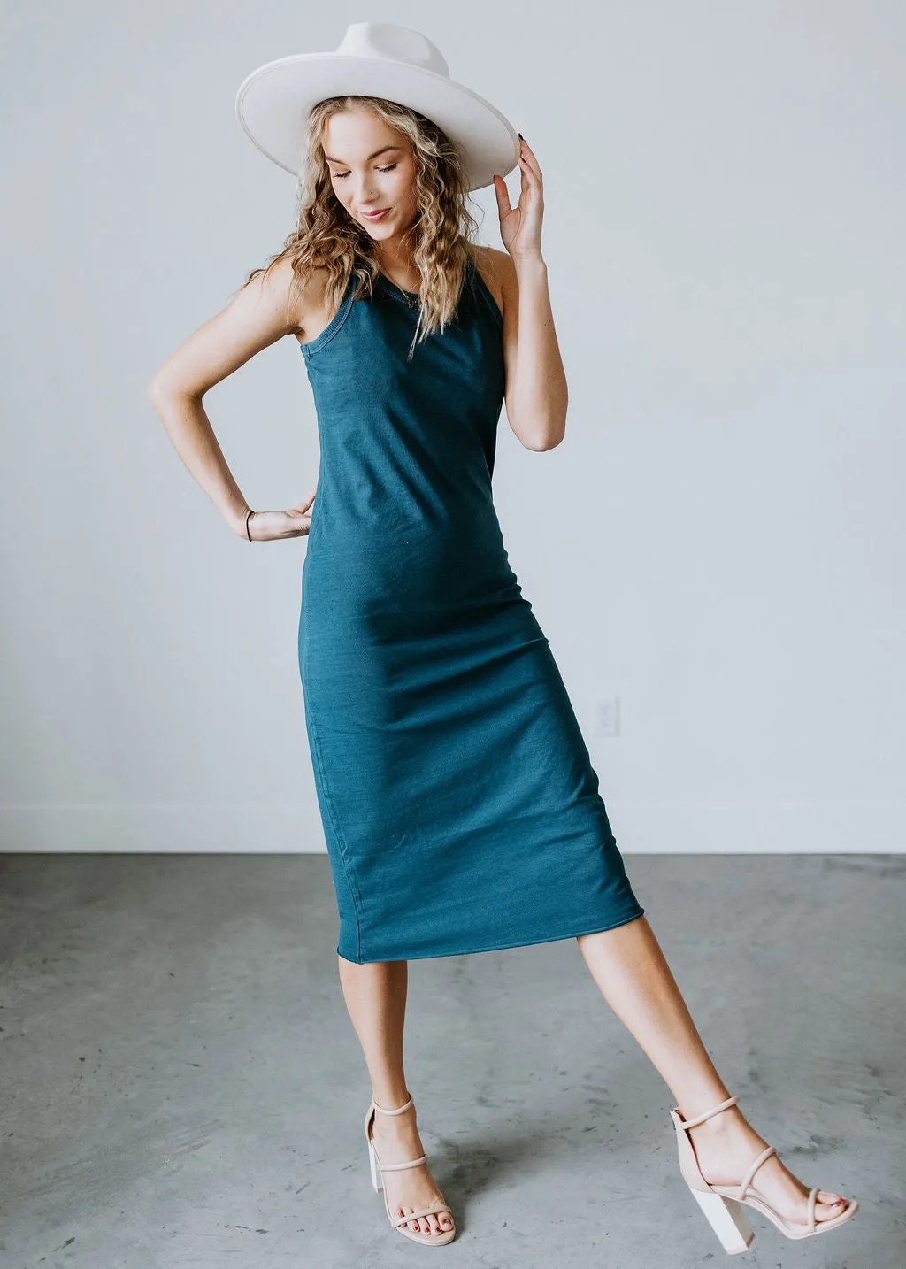 Athena Racerback Midi Dress