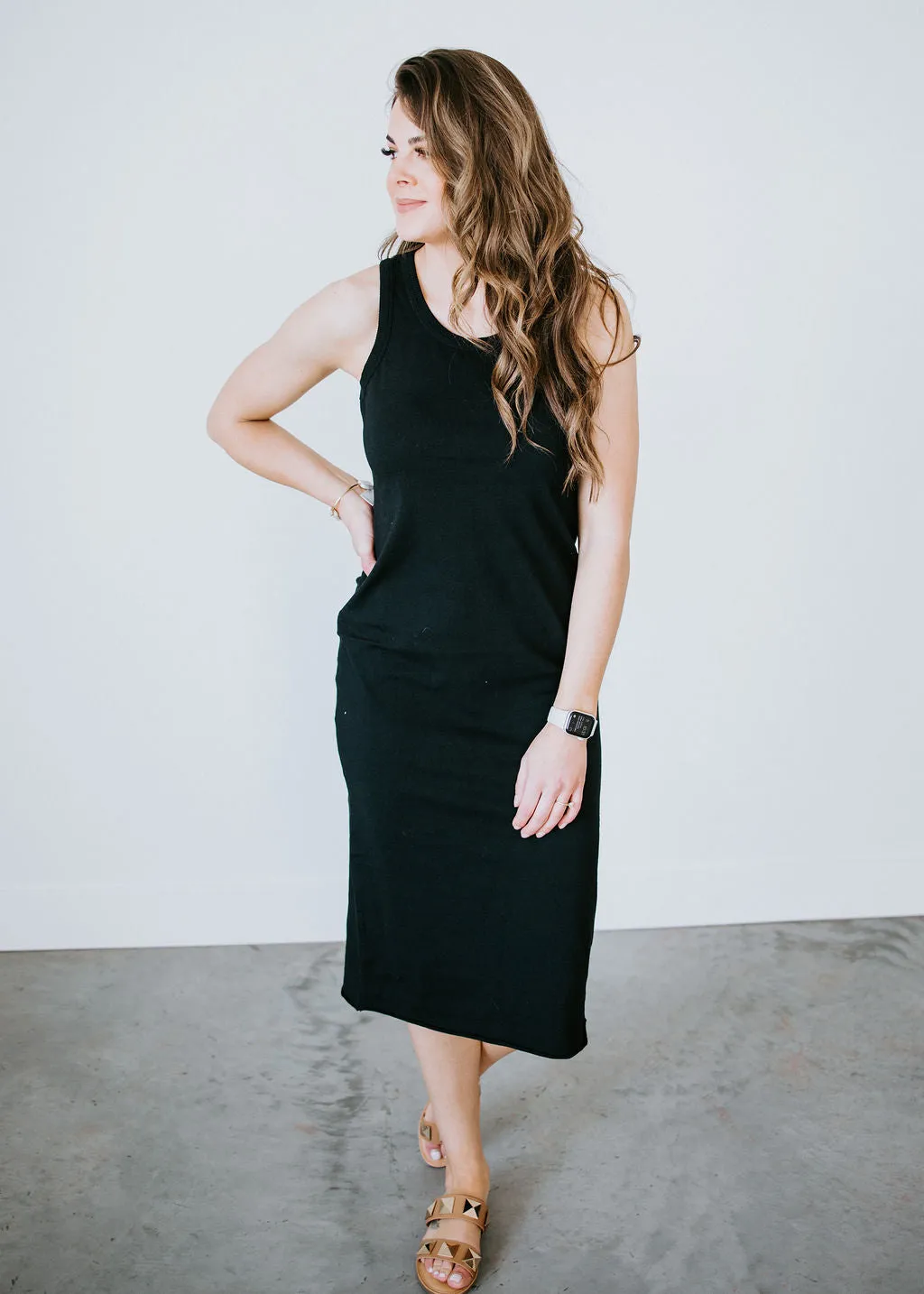 Athena Racerback Midi Dress
