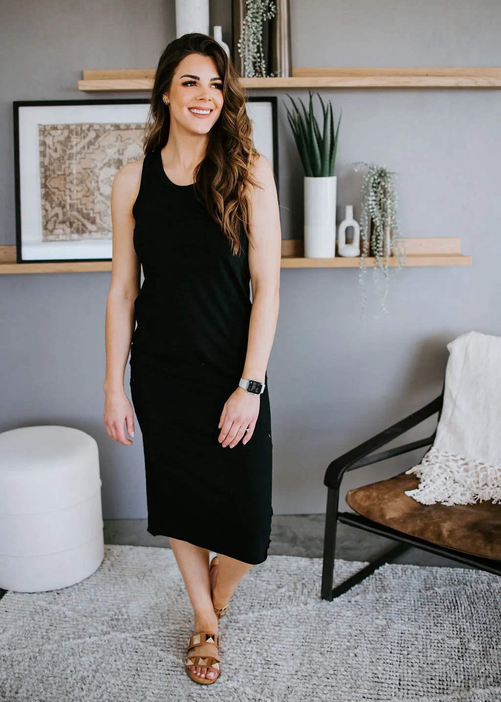Athena Racerback Midi Dress