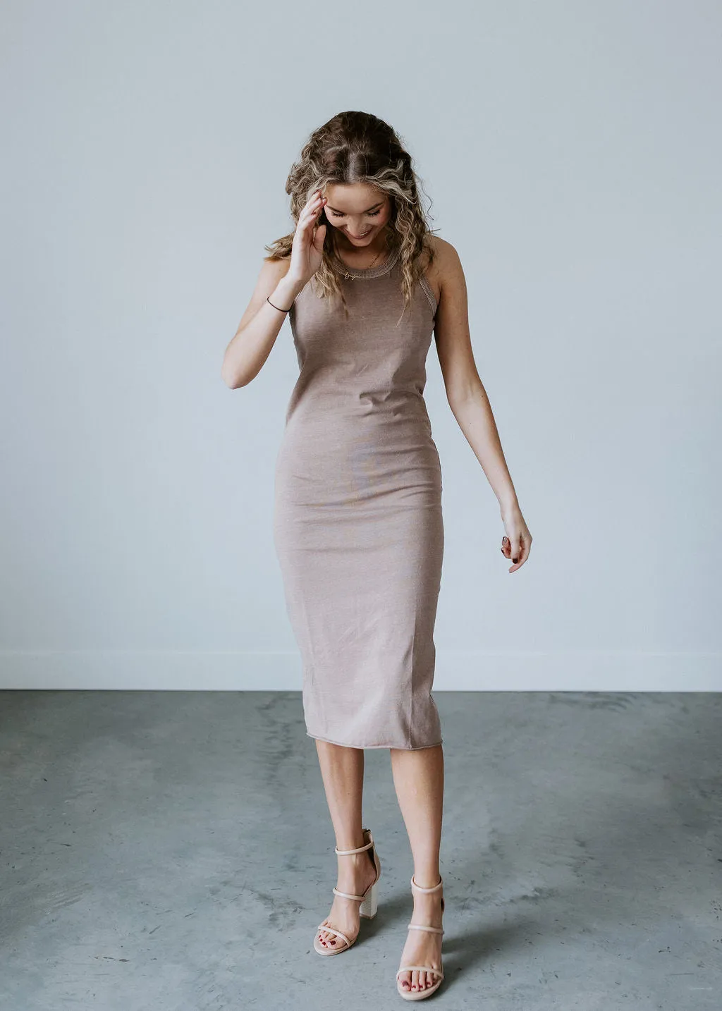 Athena Racerback Midi Dress