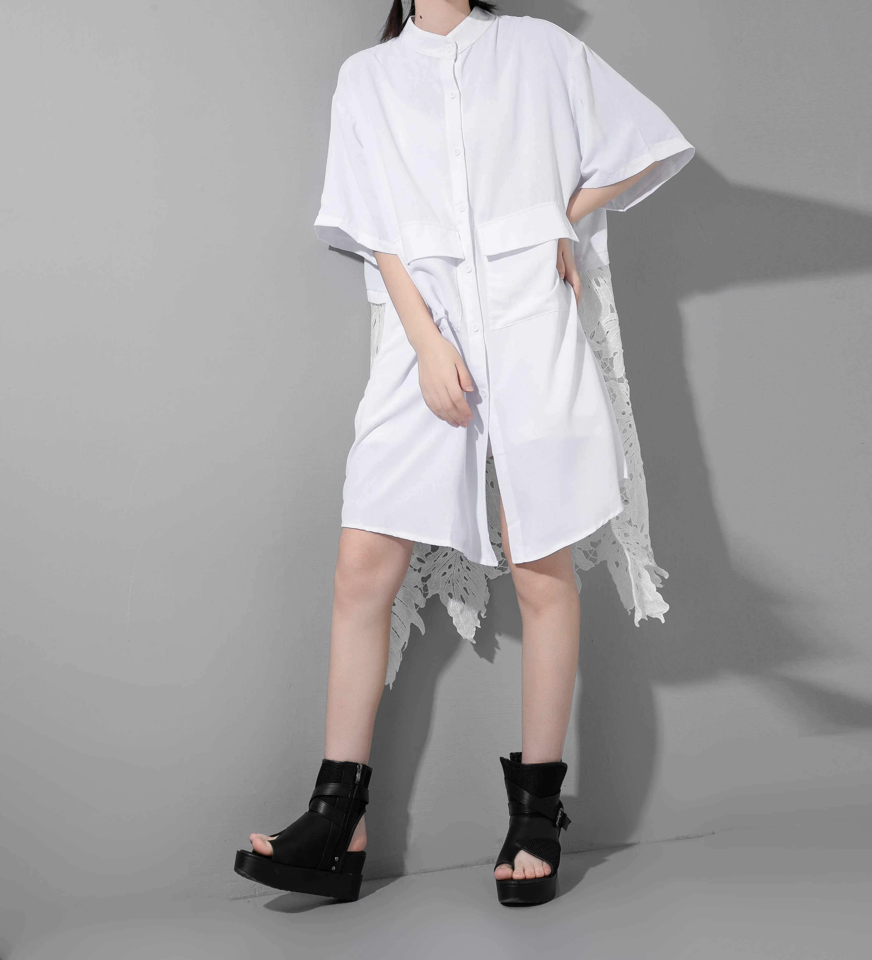 ellazhu Loose Short Tshirt Dress GY2387