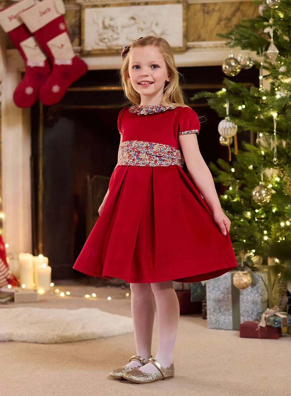 Emma Velvet Party Dress