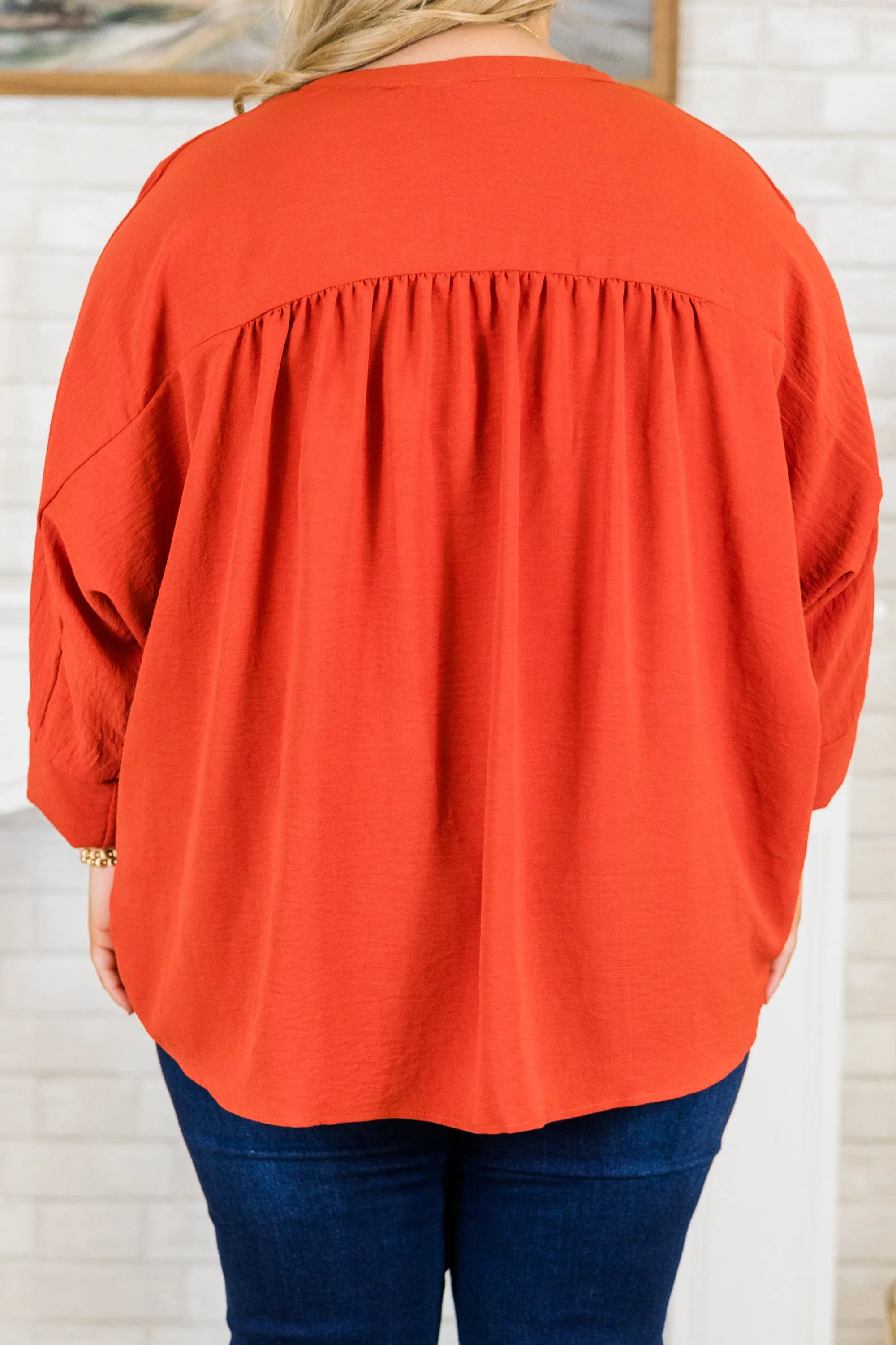 Fond Reflections Top, Orange