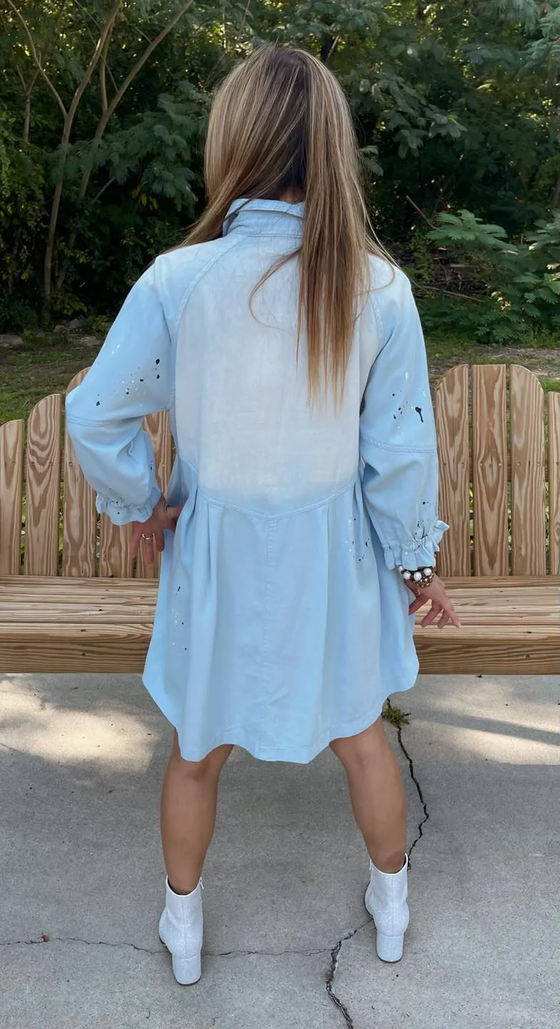 Forever Yours Denim Mini Dress