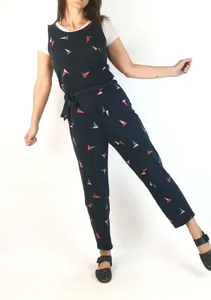 Frock Me Out black print comfy jumpsuit size 8