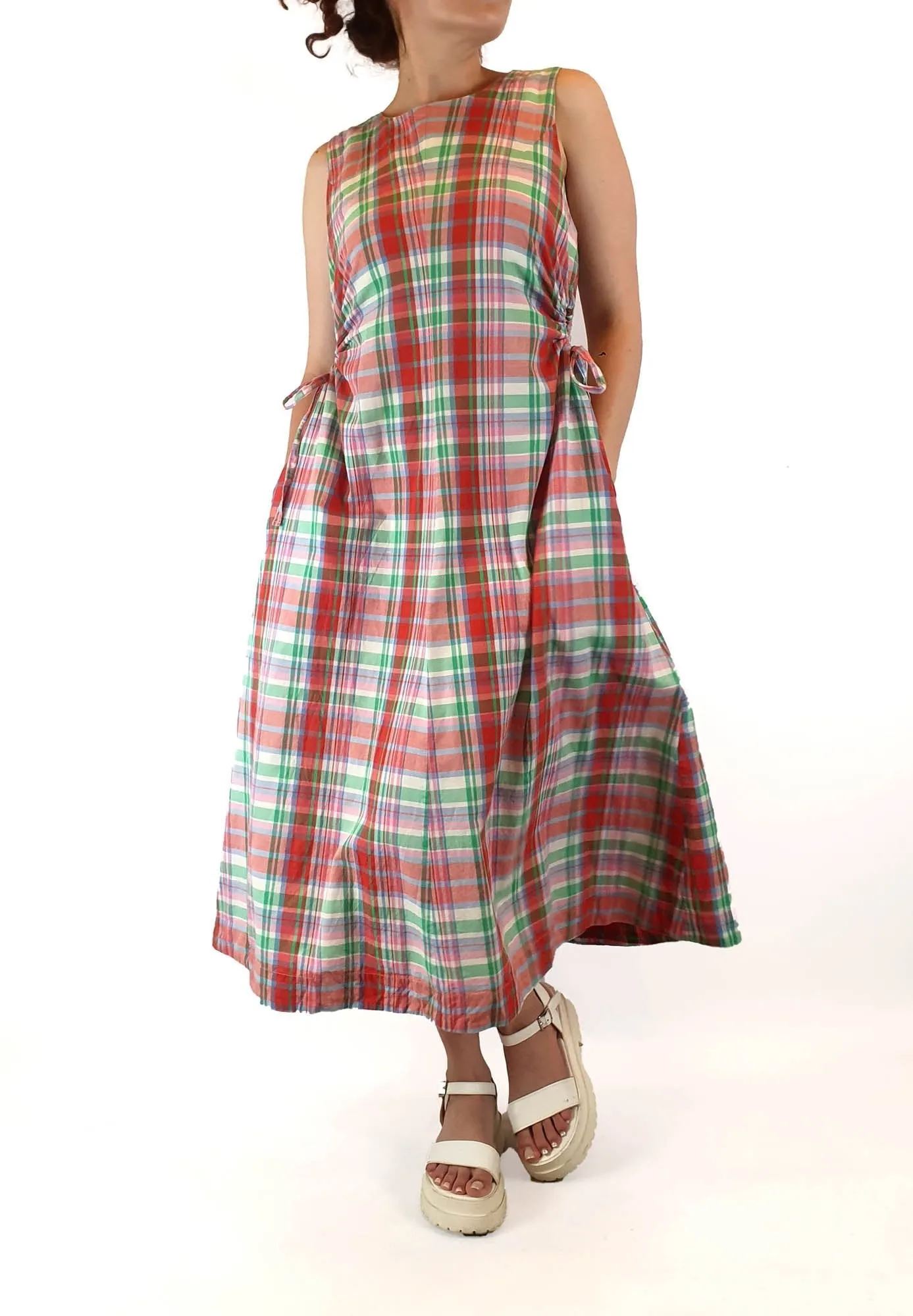 Gorman beautiful tartain print maxi dress size 10