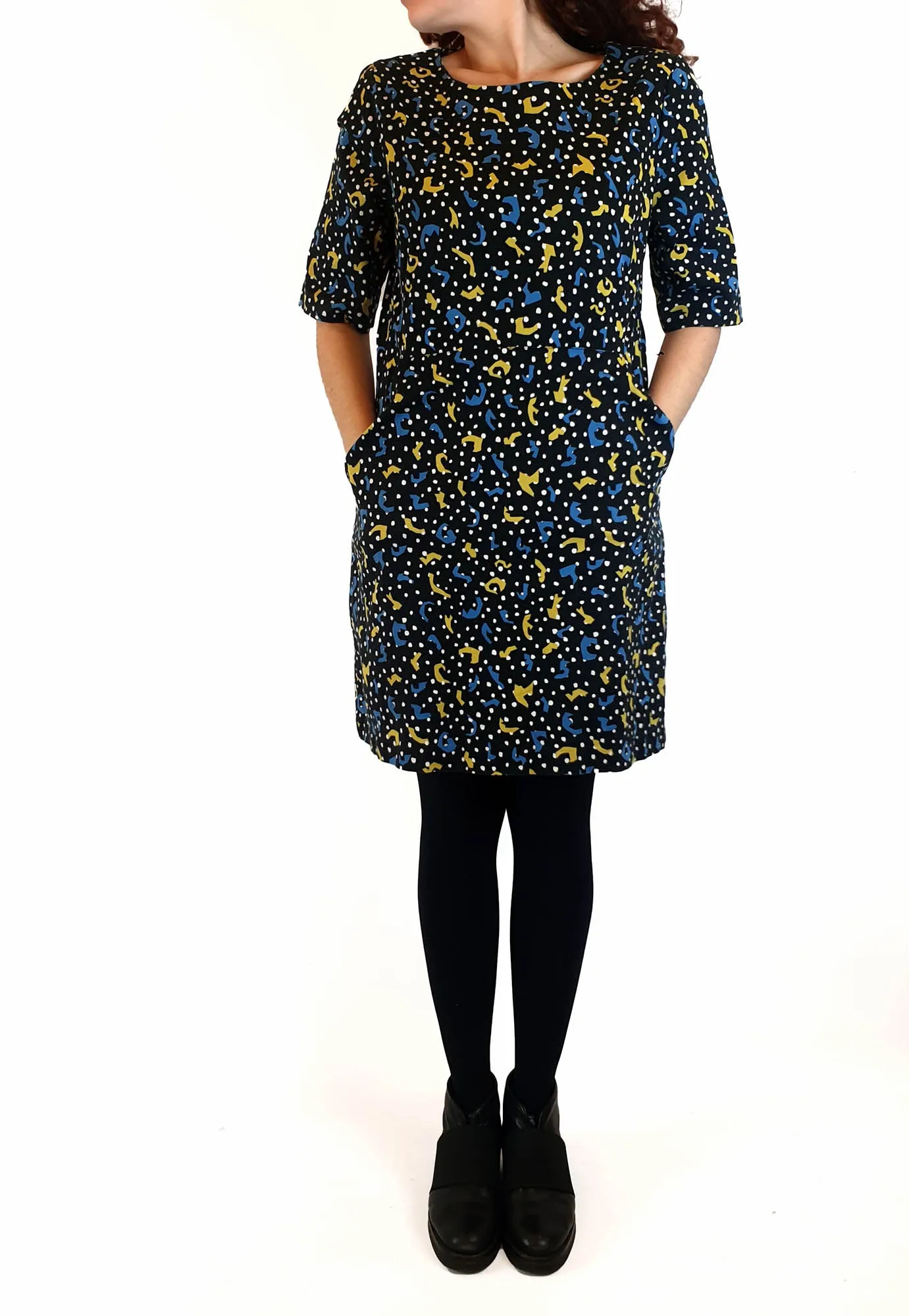 Gorman funky print half sleeve dress size 10