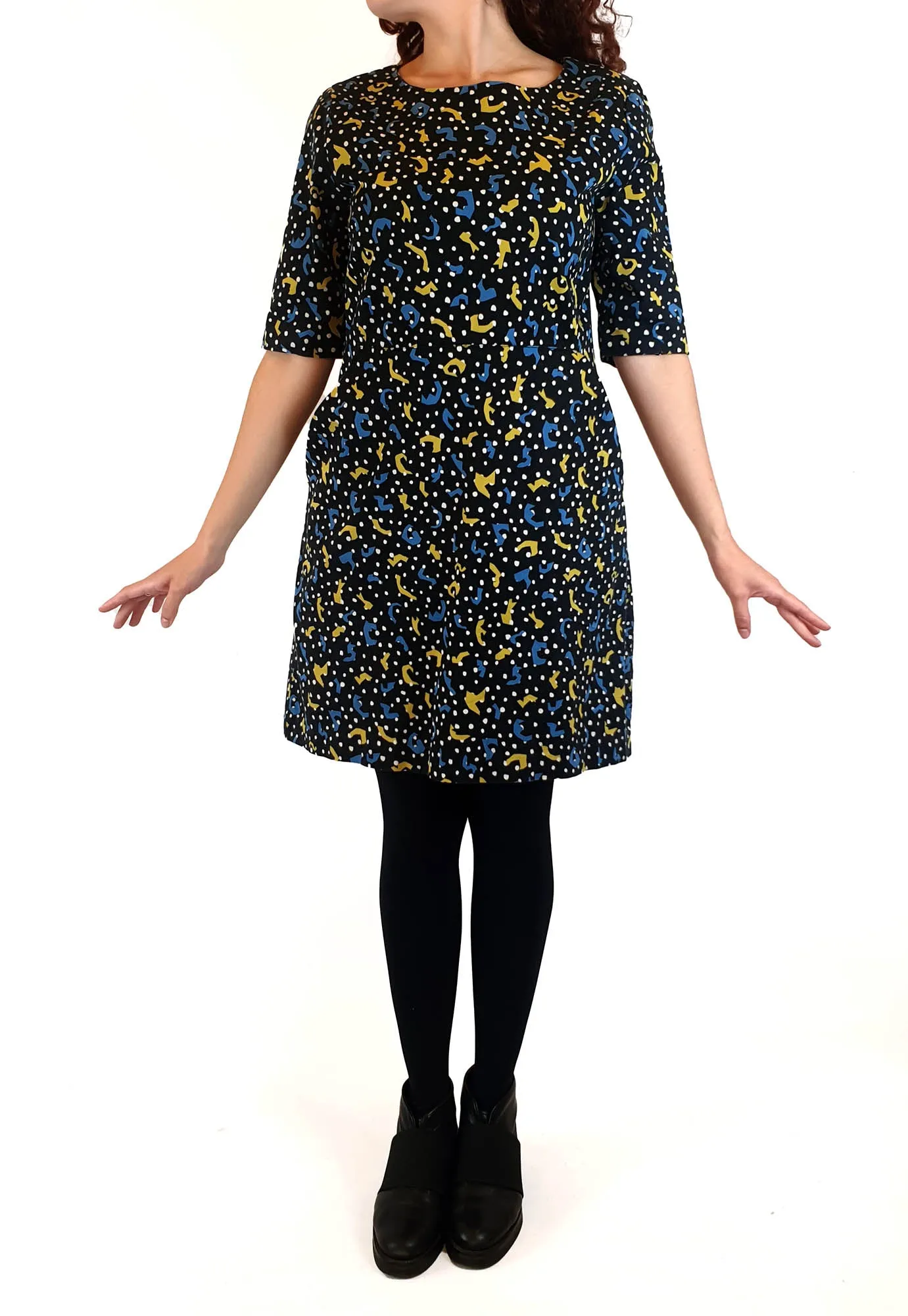 Gorman funky print half sleeve dress size 10