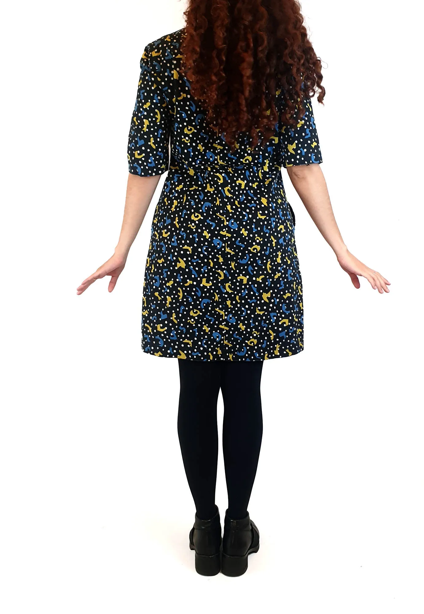 Gorman funky print half sleeve dress size 10