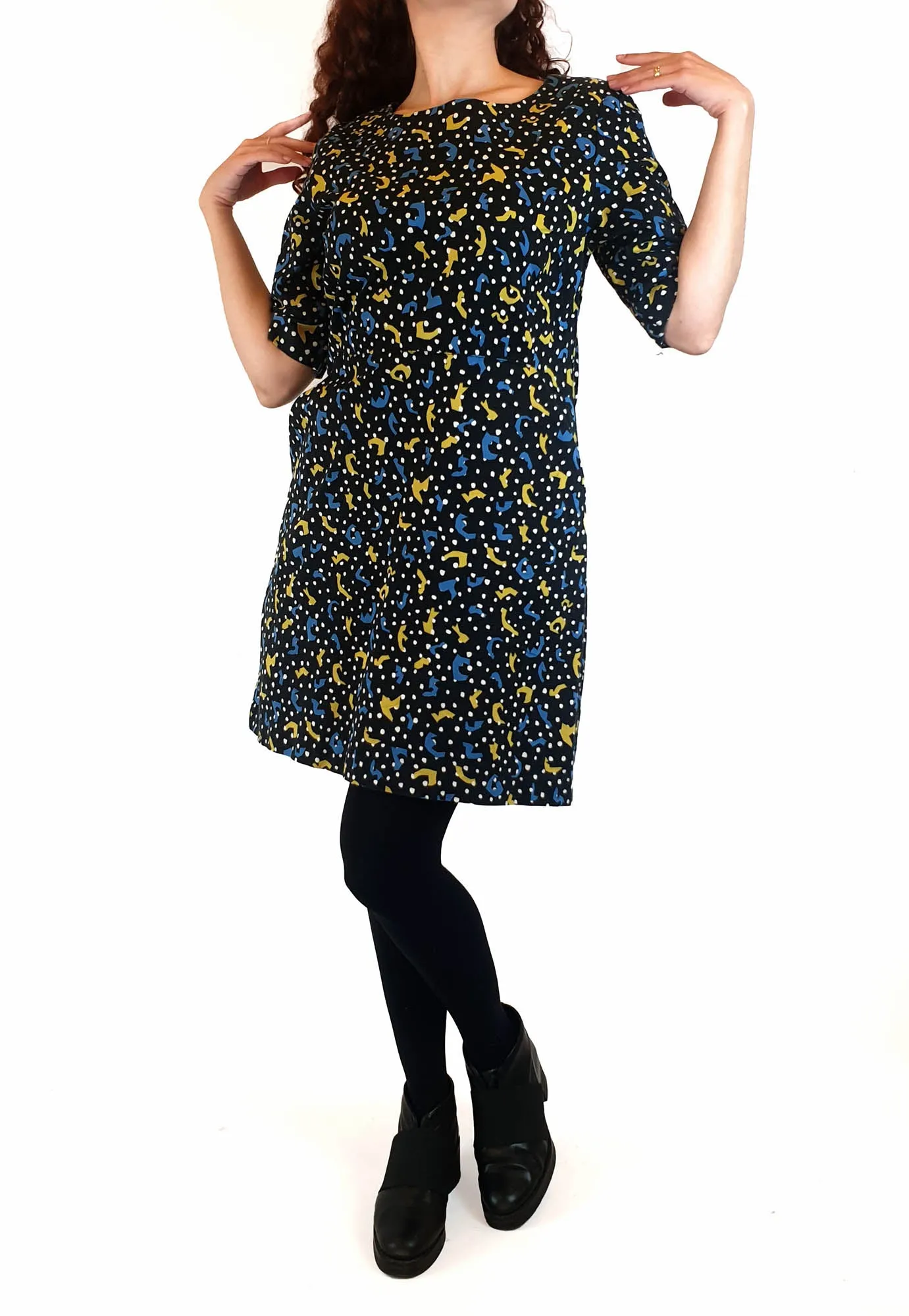 Gorman funky print half sleeve dress size 10