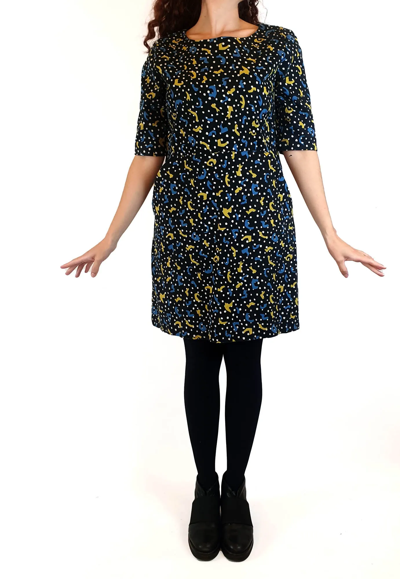 Gorman funky print half sleeve dress size 10