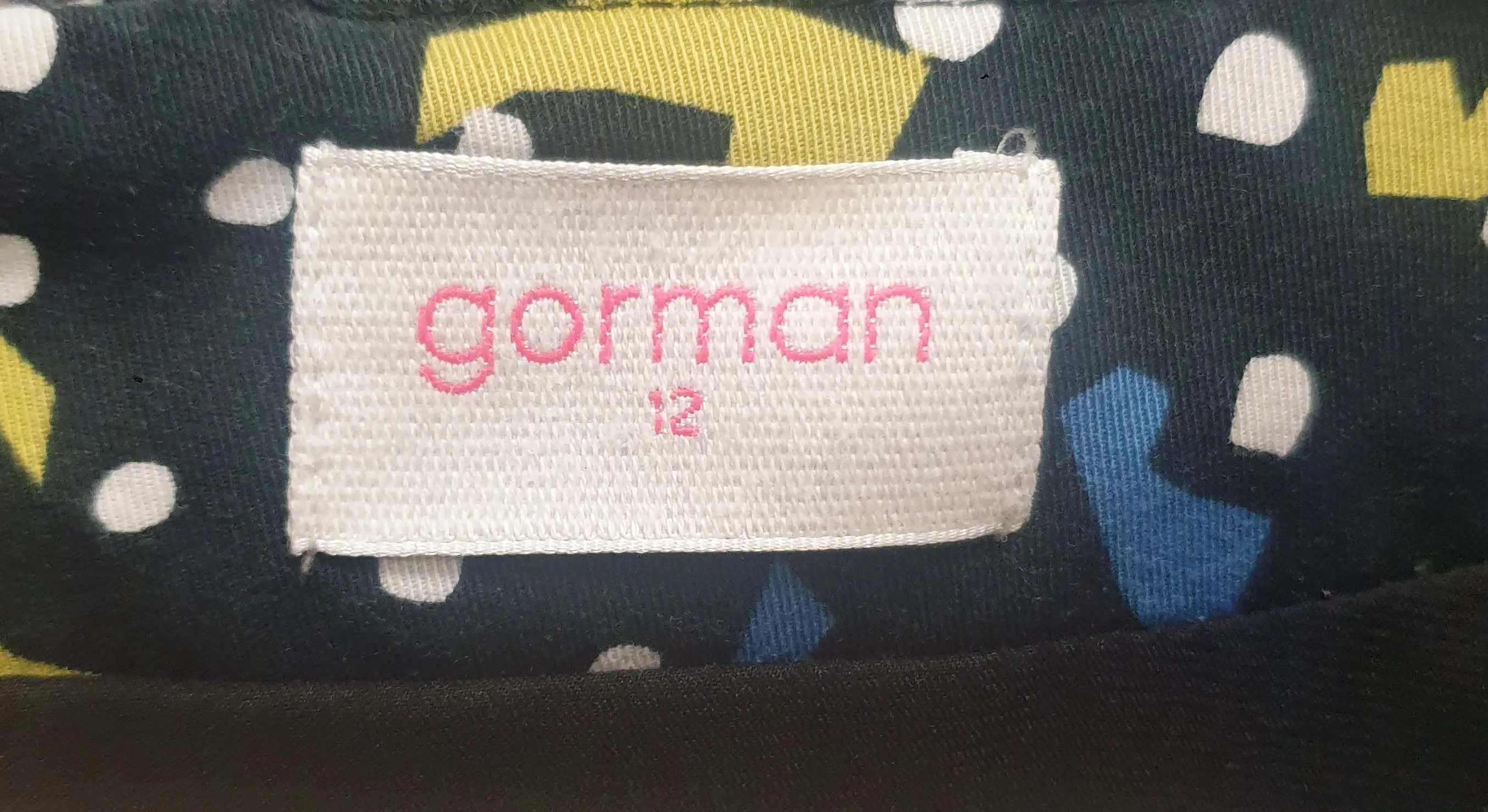 Gorman funky print half sleeve dress size 10