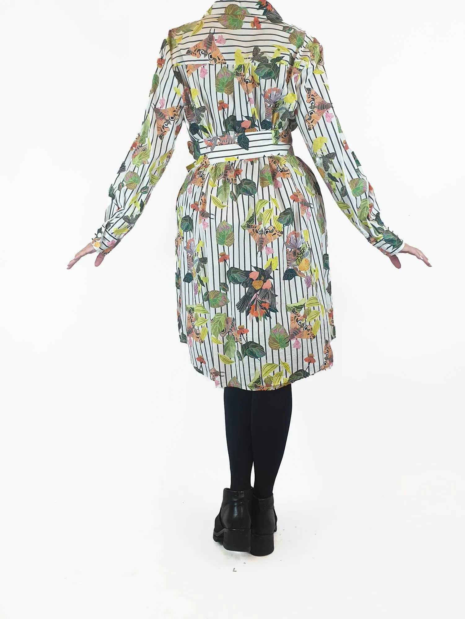 Gorman moth print shirt dress size 10