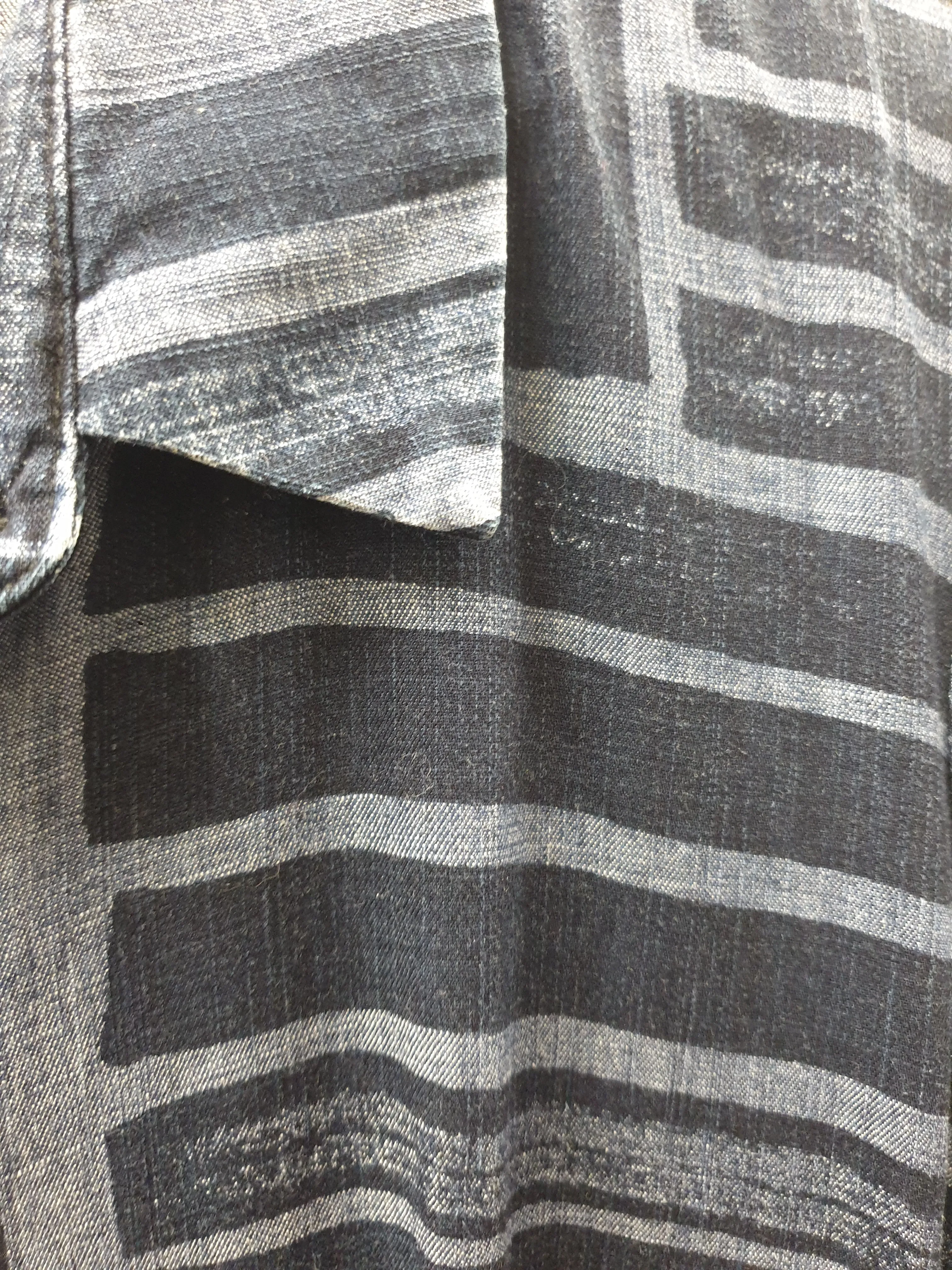 Gorman striped denim look dress with waist tie size 10