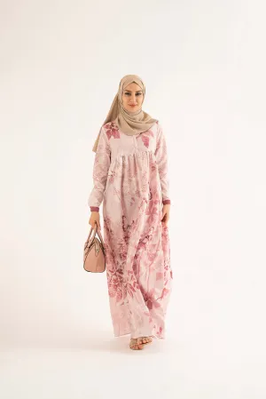 Hayaa Maxi Dress - Dusty Pink