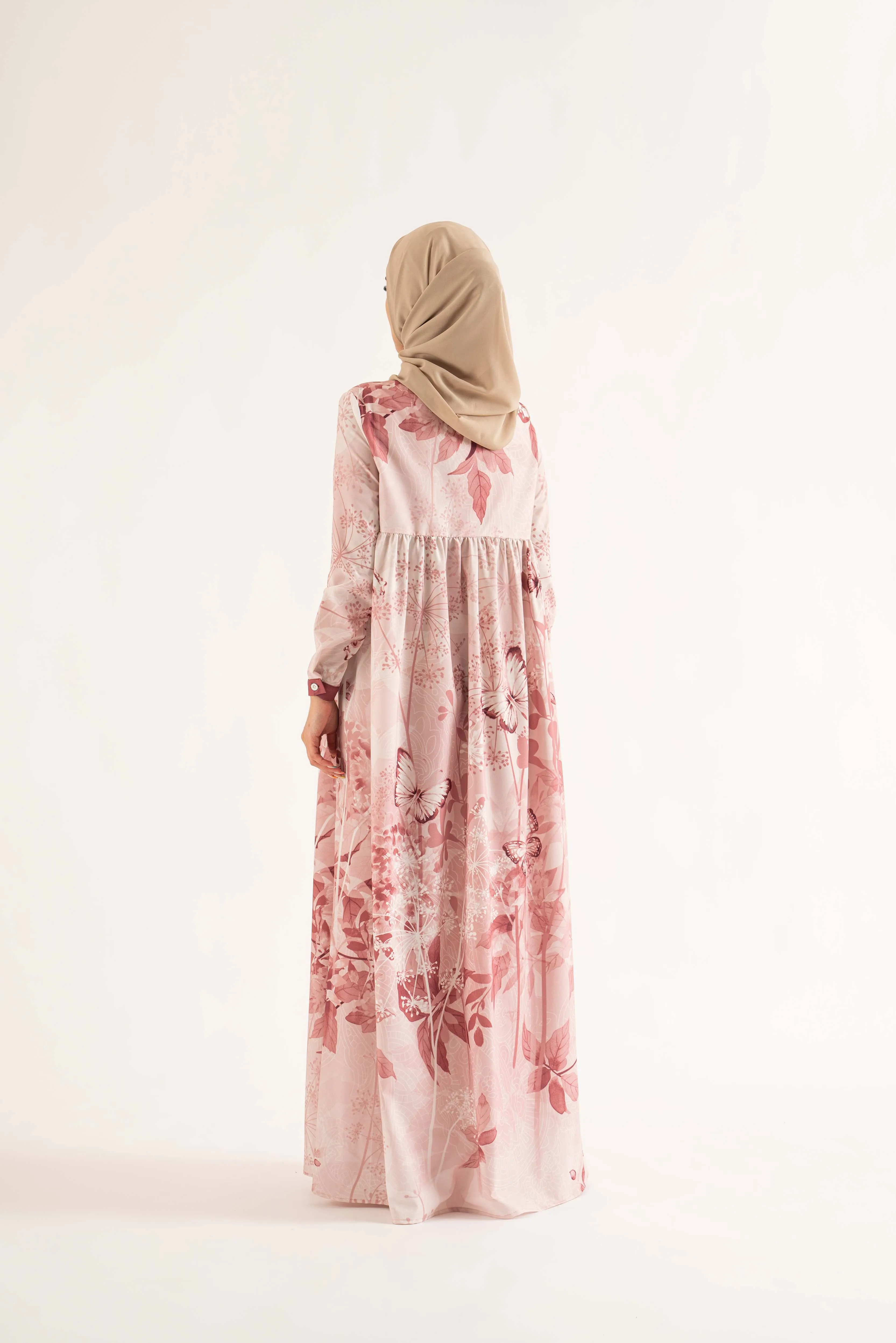 Hayaa Maxi Dress - Dusty Pink