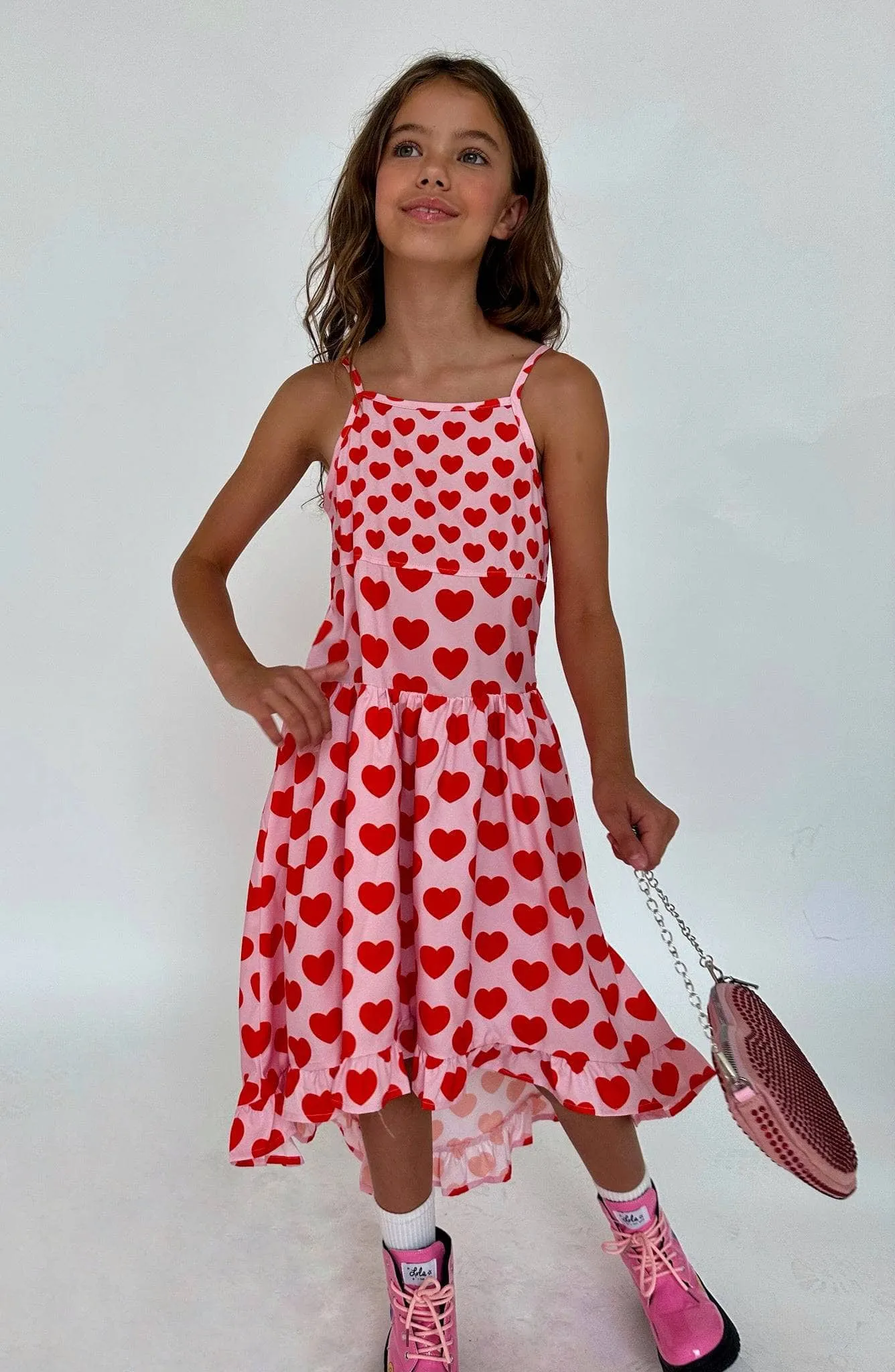 I Love You High Low Dress