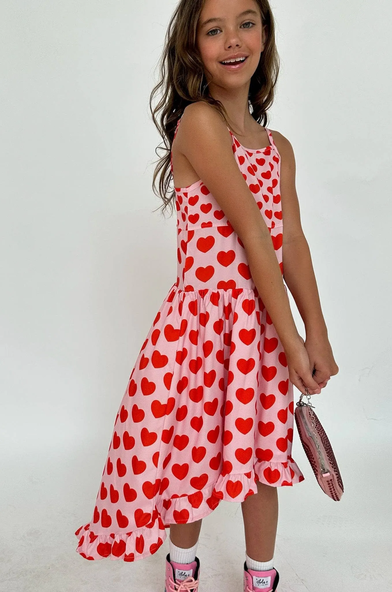 I Love You High Low Dress