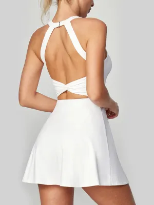 IUGA Women's Tennis Dress With Built In Shorts & Bra