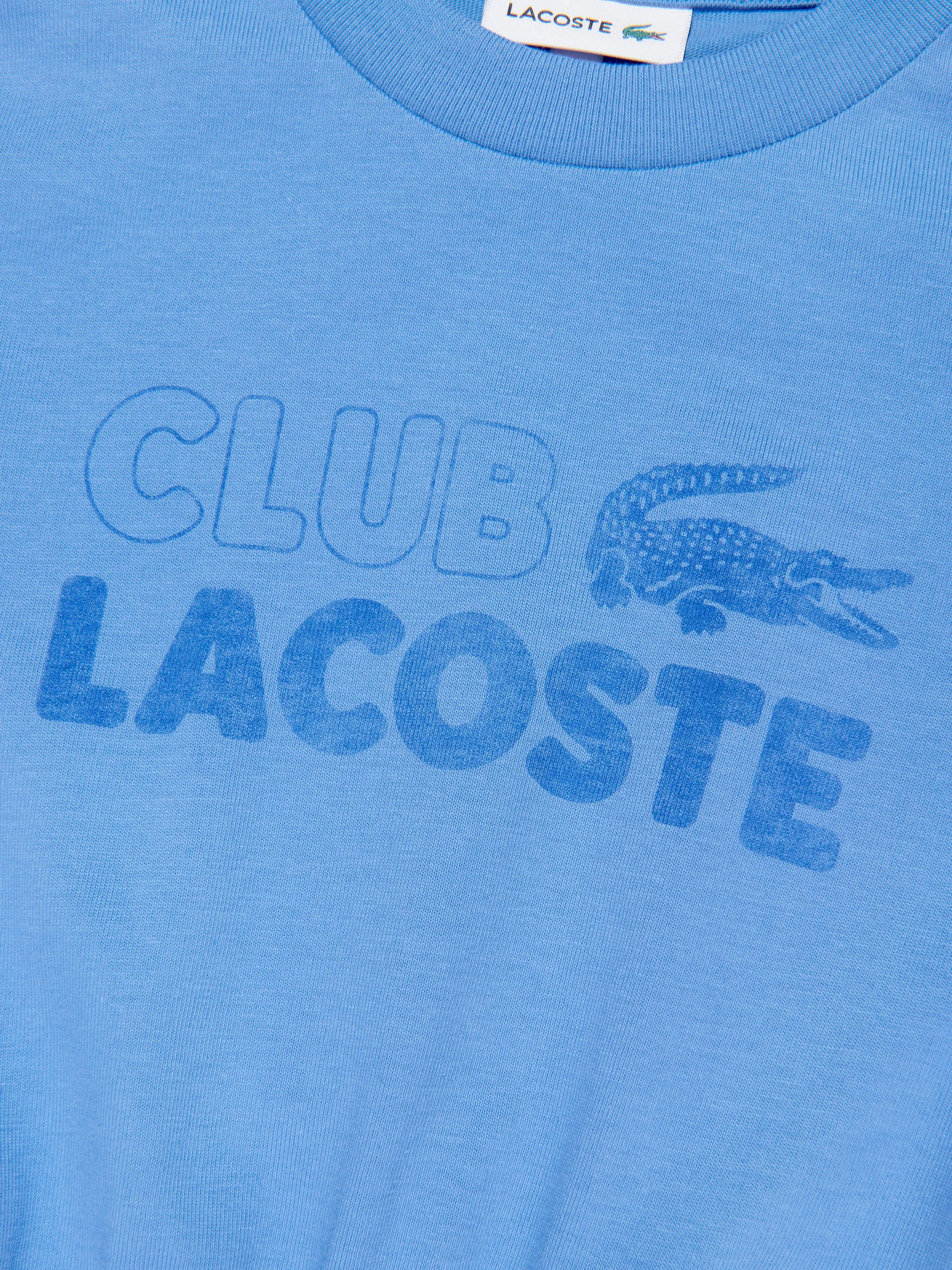 Lacoste Girls Logo Dress in Blue