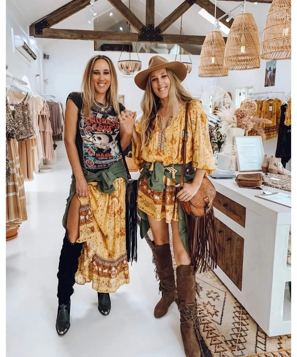 Mystic Tunic Dress Sunflower