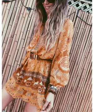 Mystic Tunic Dress Sunflower