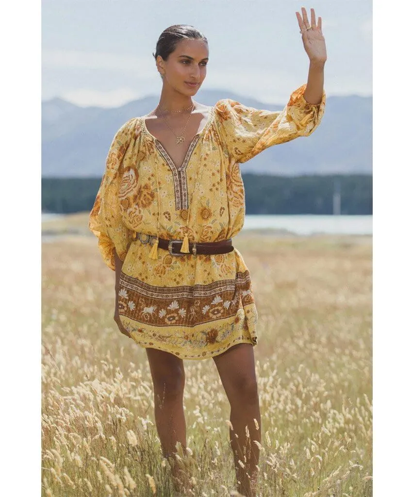 Mystic Tunic Dress Sunflower
