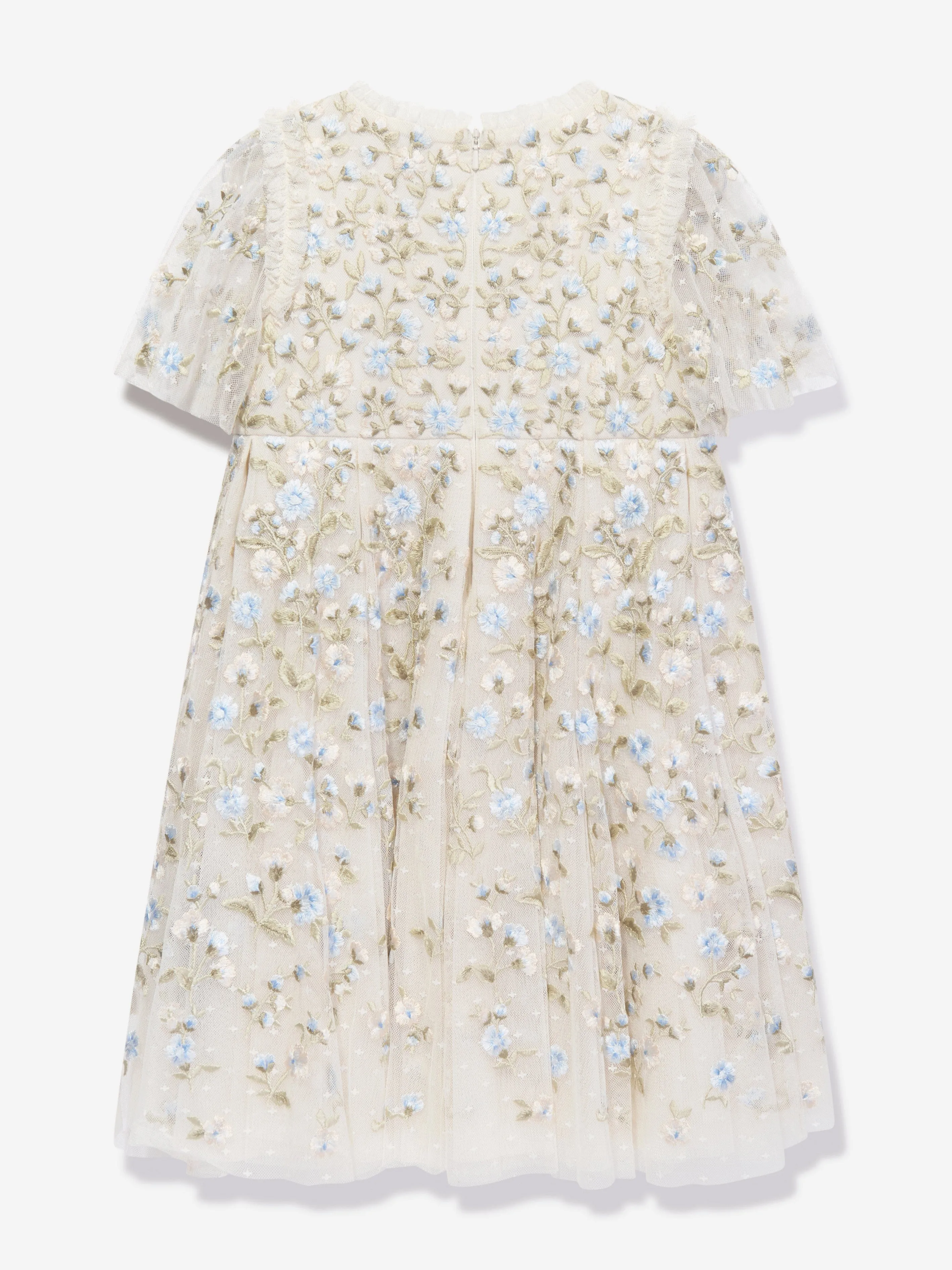 Needle & Thread Girls Posy Piroquette Prom Dress in Ivory