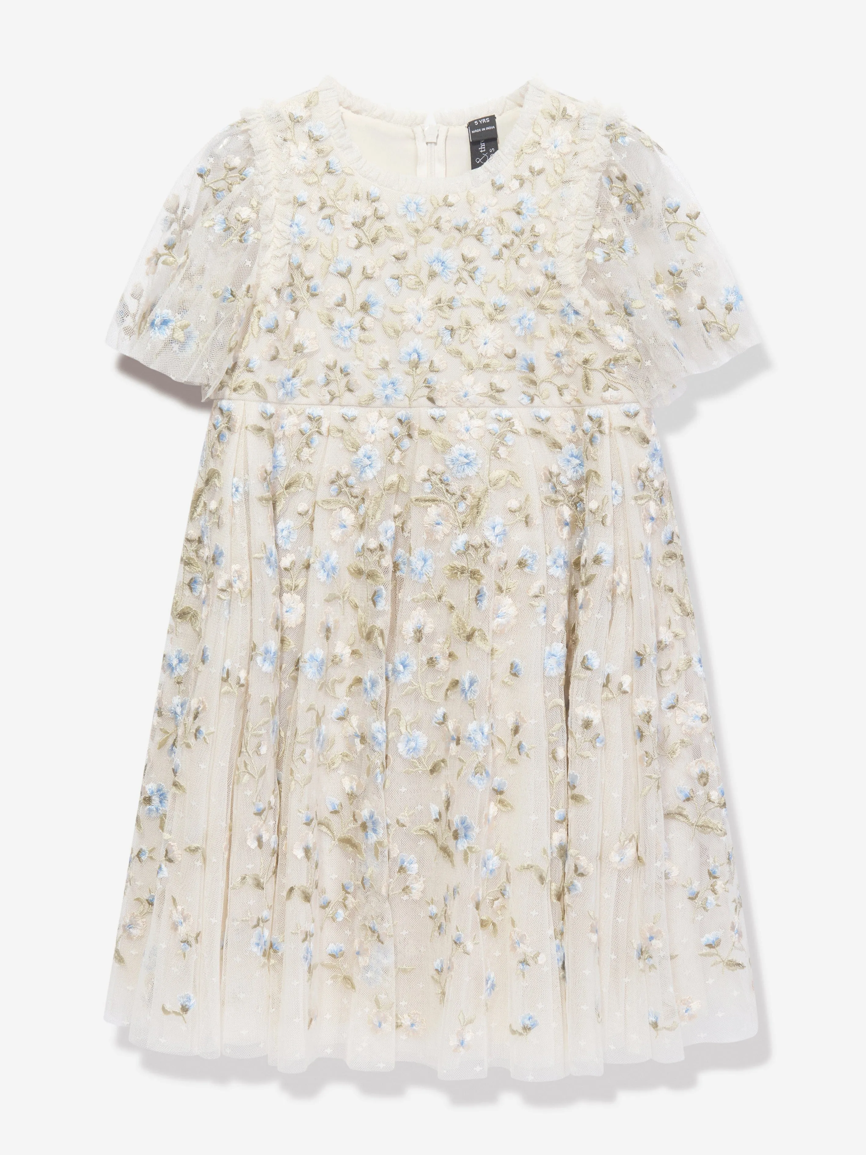 Needle & Thread Girls Posy Piroquette Prom Dress in Ivory