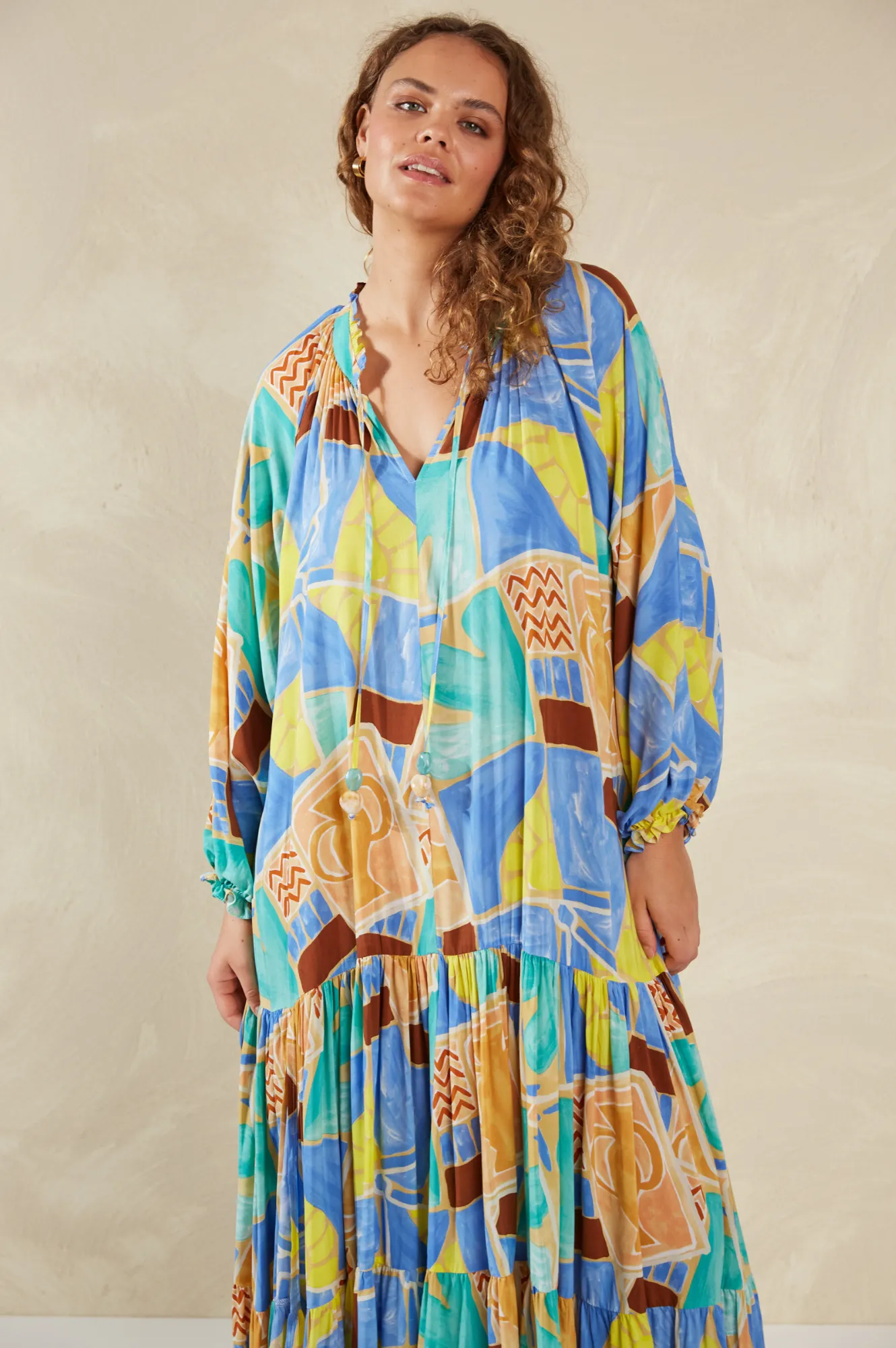 Palermo Tiered Maxi Dress - Solare