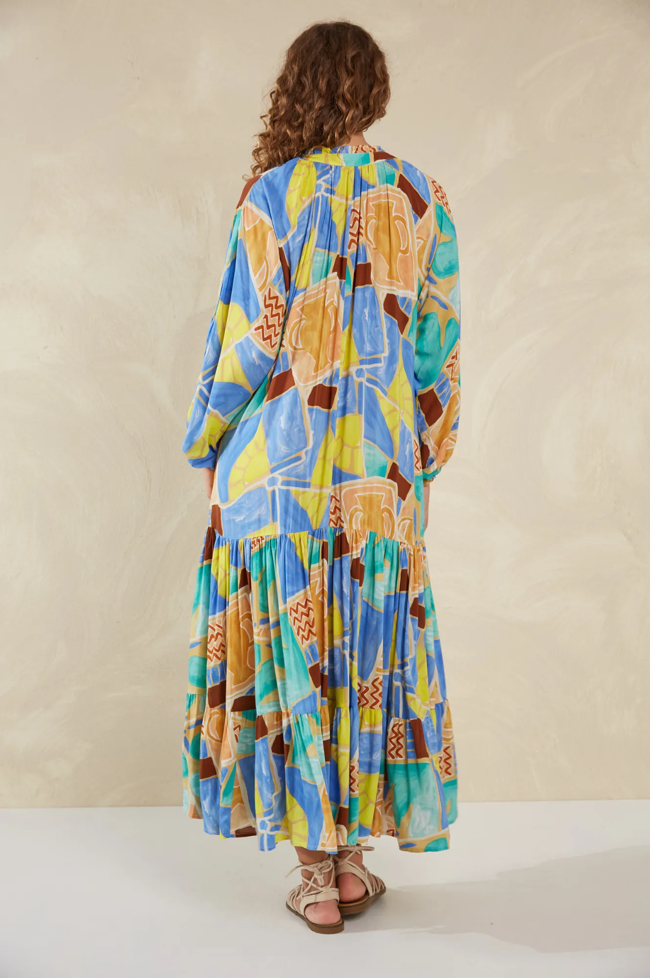 Palermo Tiered Maxi Dress - Solare