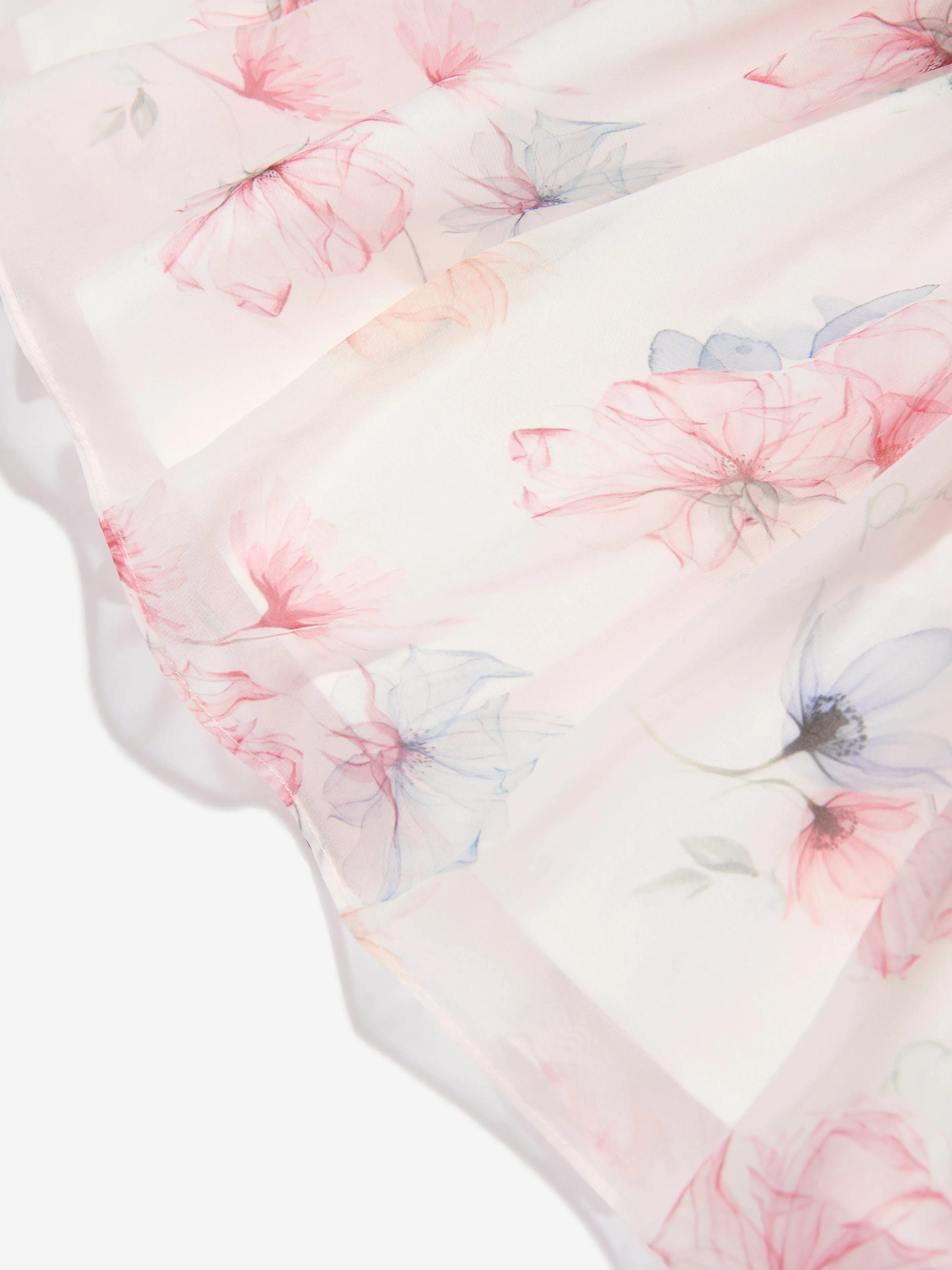 Patachou Girls Floral Print Dress in Pink