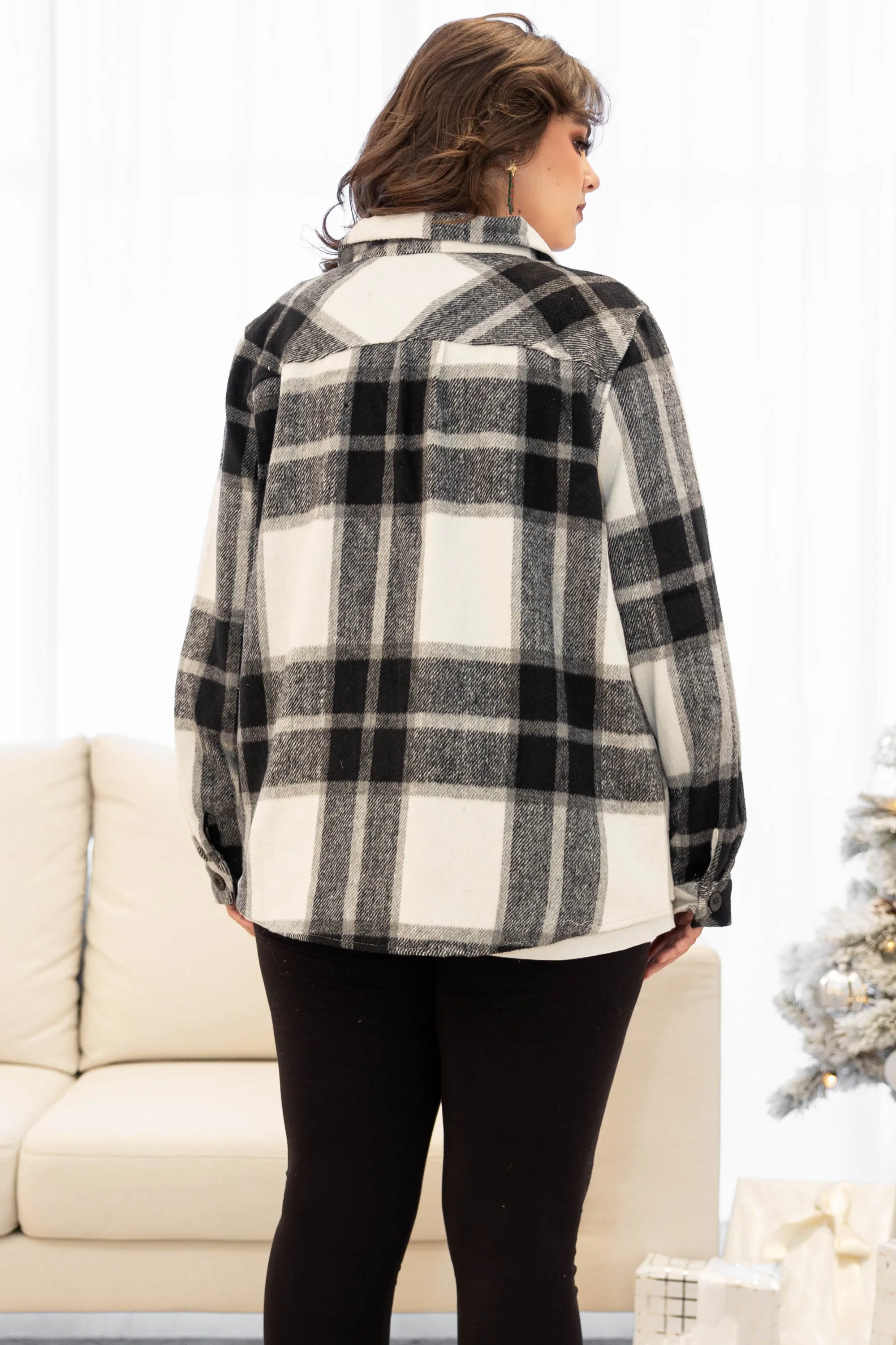 Pretty Girl Anthem Shirt Jacket, Black