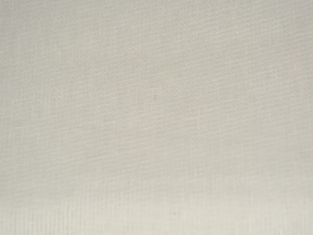 Pure White Loose Weave Superior Cotton Linen Shirting Fabric