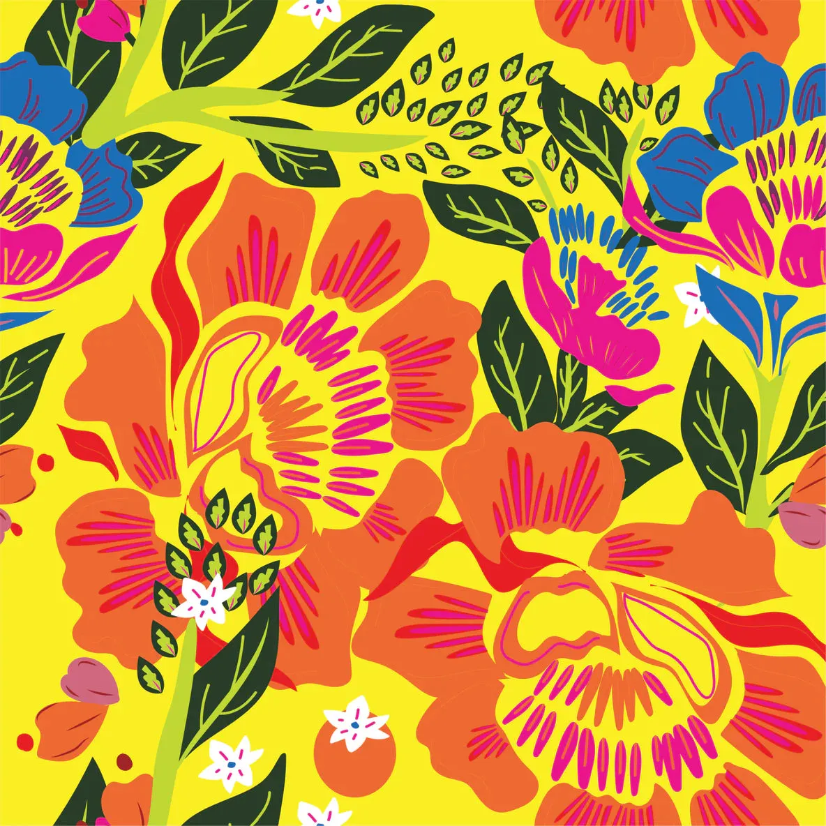 Rio Wrap Dress | Rio Floral Combo