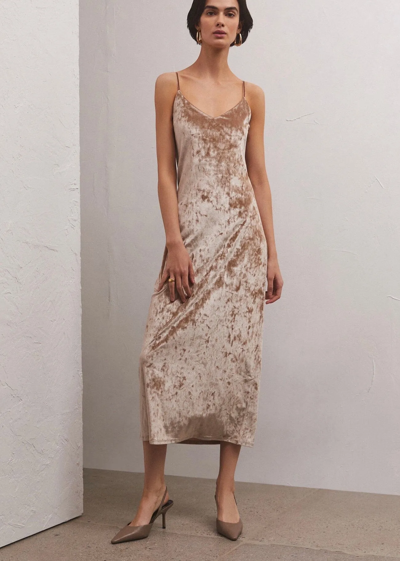 Selina Crushed Velvet Dress by Z Supply