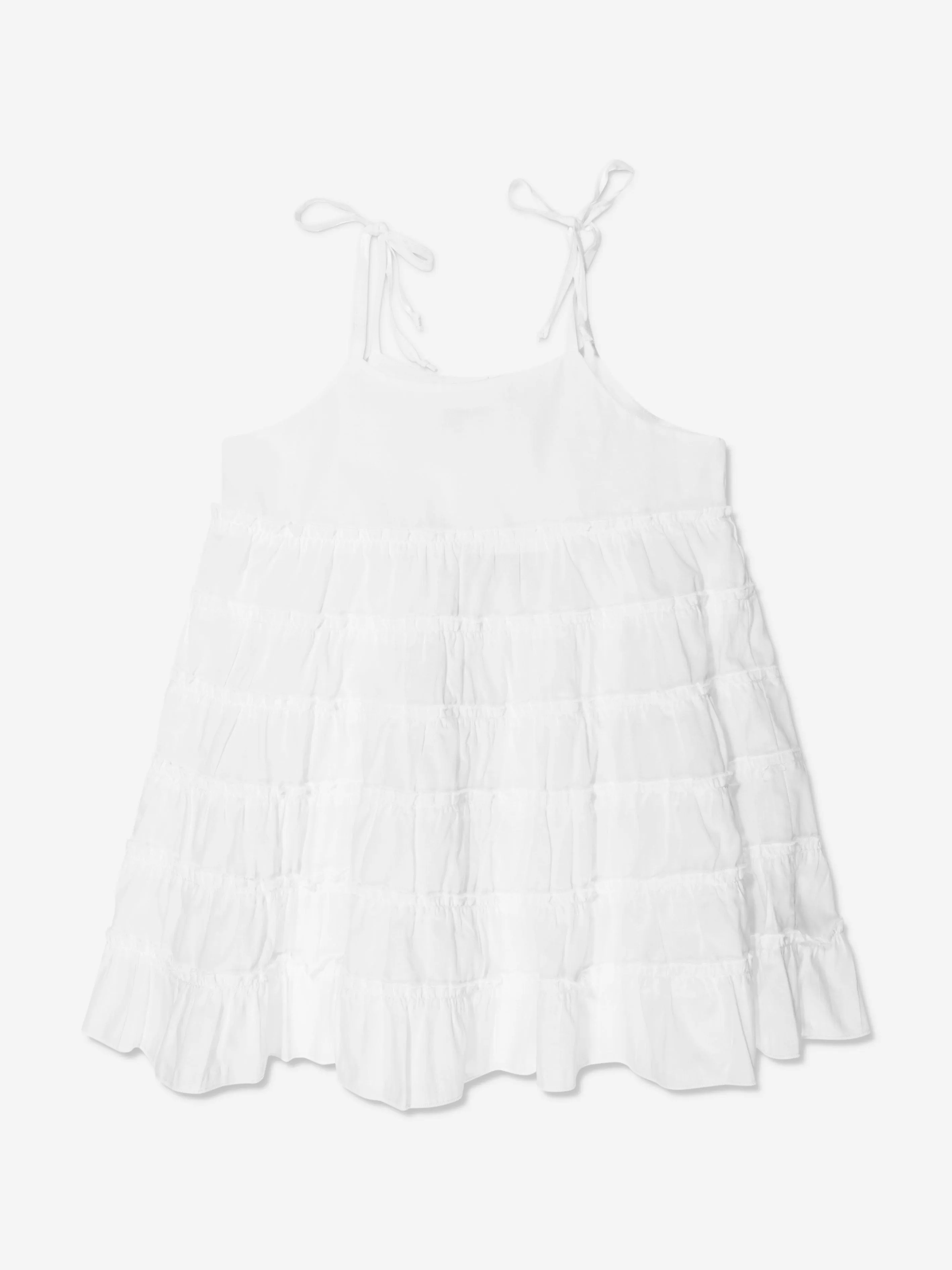 Selini Action Girls Starfish Beach Dress in White