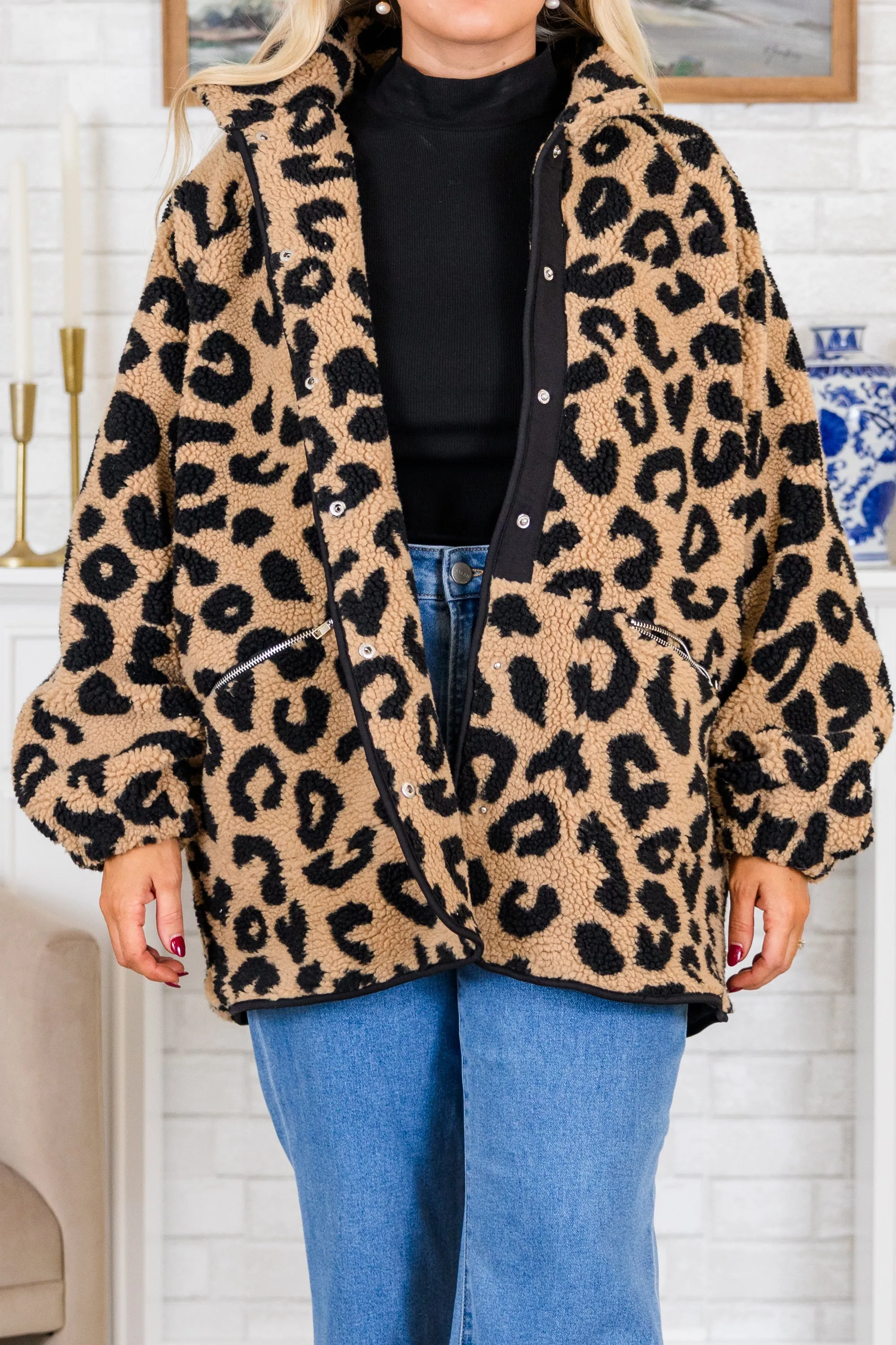 Spots Of Life Coat, Black