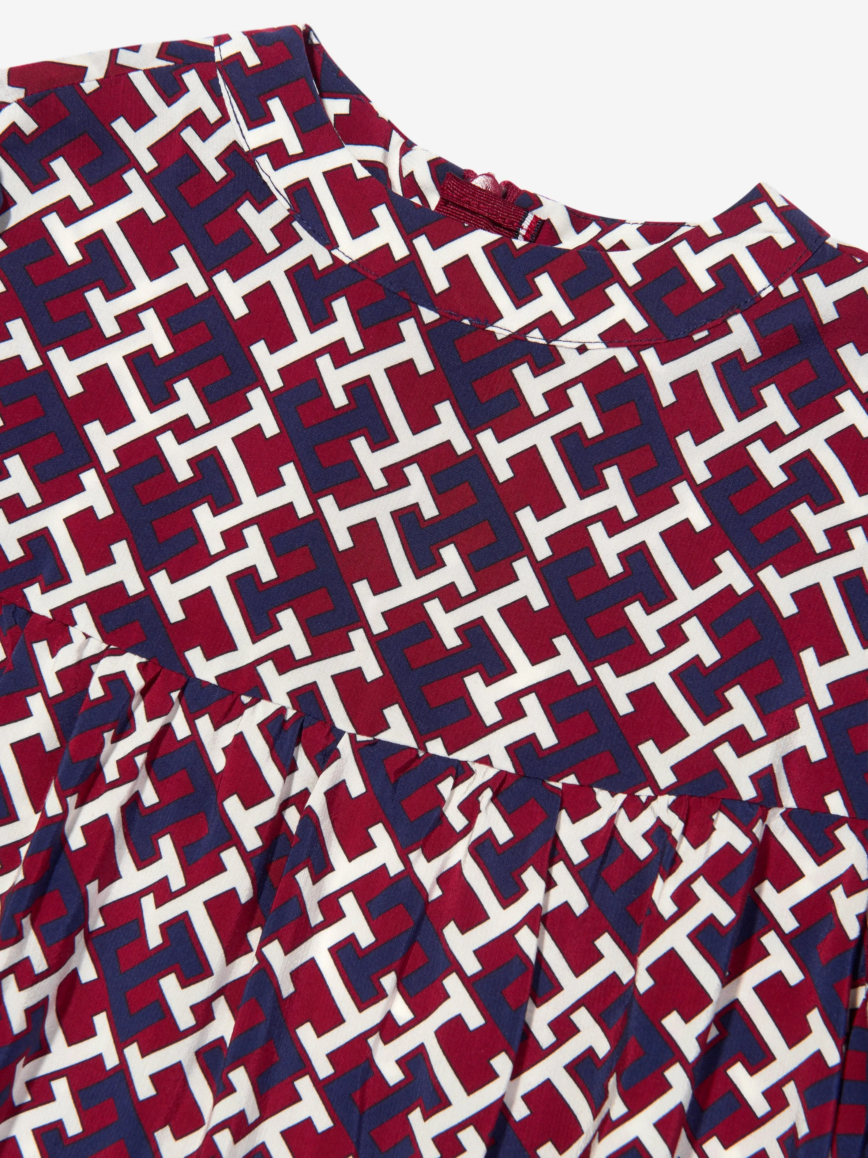 Tommy Hilfiger Girls Long Sleeve Monogram Dress