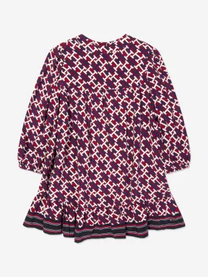 Tommy Hilfiger Girls Long Sleeve Monogram Dress