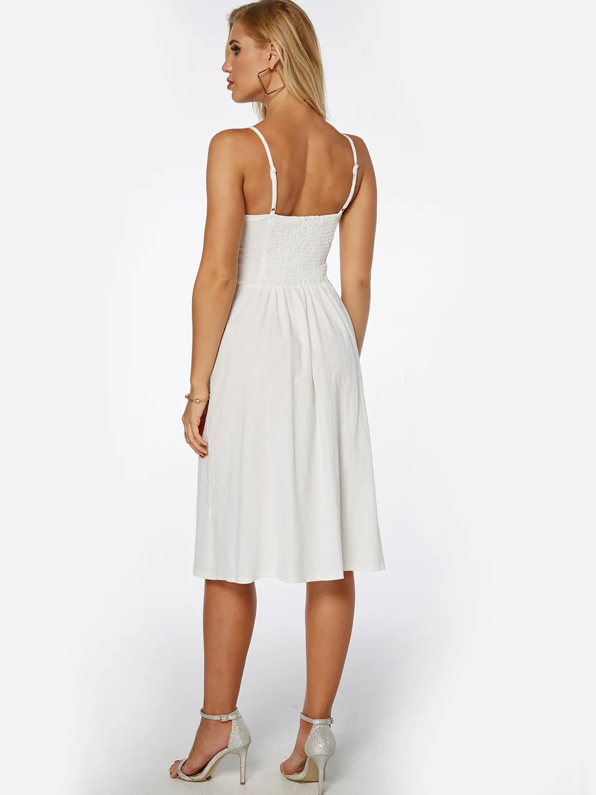 Wholesale Sleeveless Side Pockets Sexy Dress