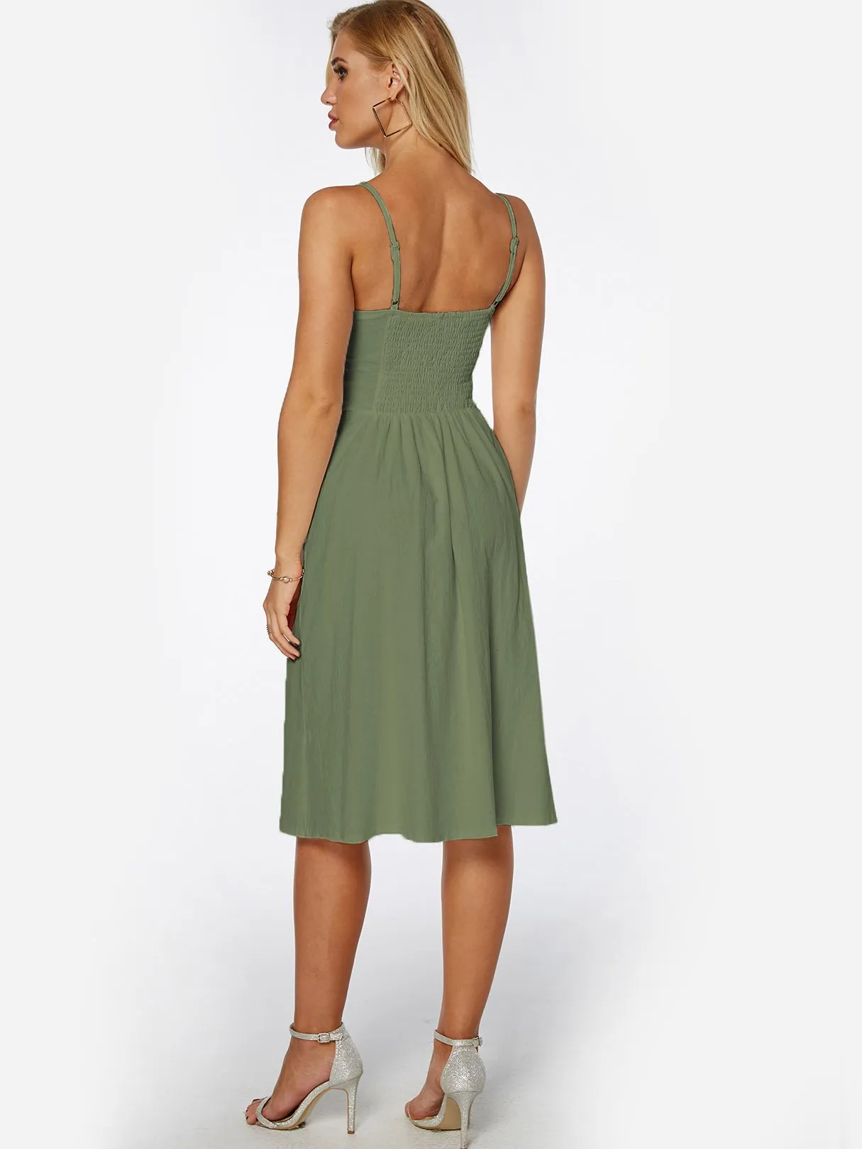 Wholesale Sleeveless Side Pockets Sexy Dress