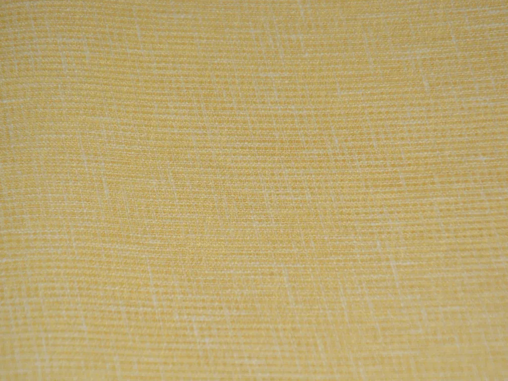 Yellow Loose Weave Superior Cotton Linen Fabric