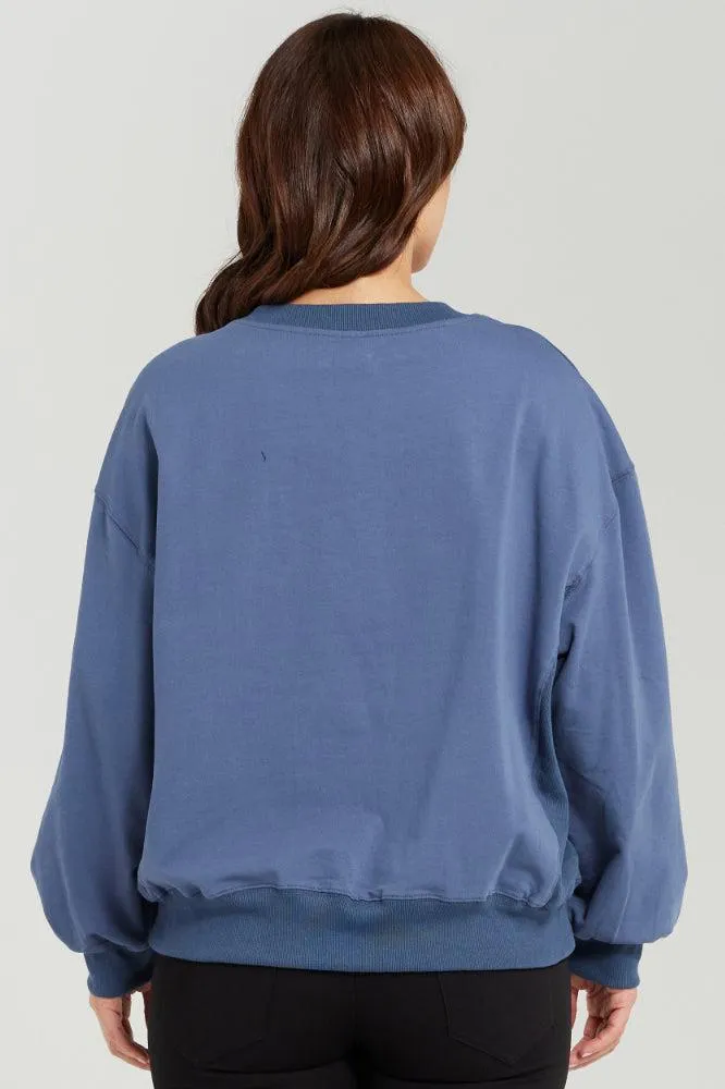 Zafina Nyla Jumper Blue Heart
