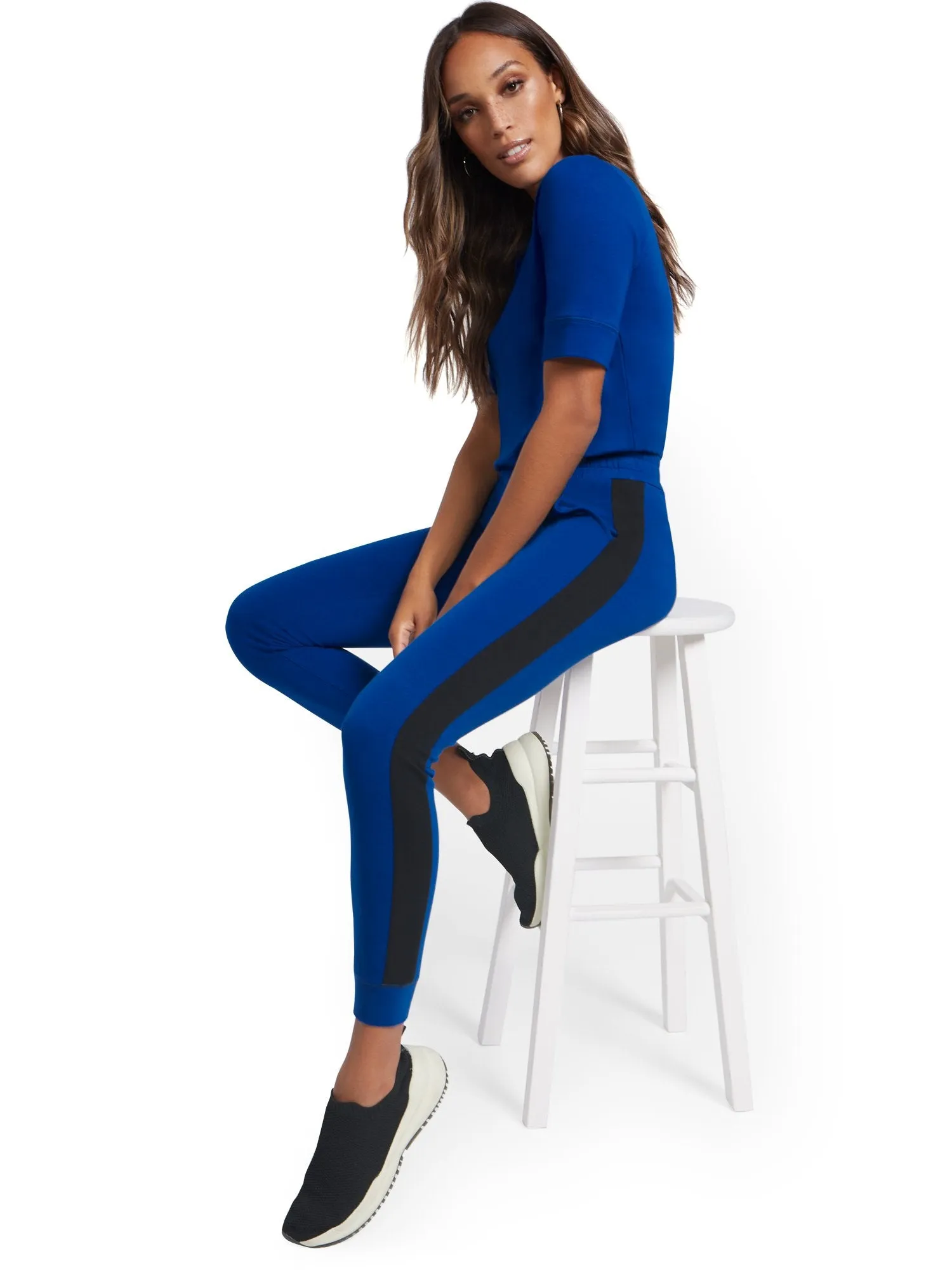 Zipper-Back Jumpsuit